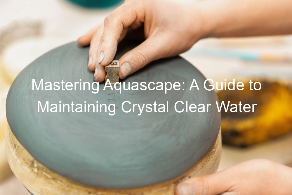 Mastering Aquascape: A Guide to Maintaining Crystal Clear Water